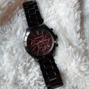 MICHAEL Michael Kors Women's Black Catwalk Chrono